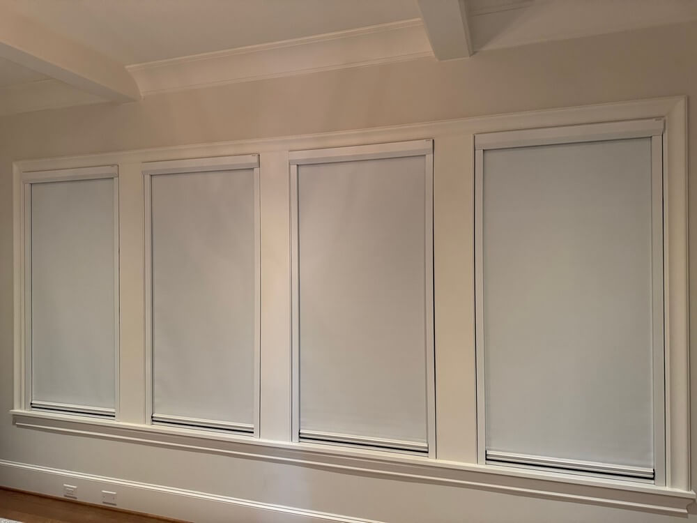 Innovative Motorized Blackout Roller Shades on Stanhope St in Dallas, TX